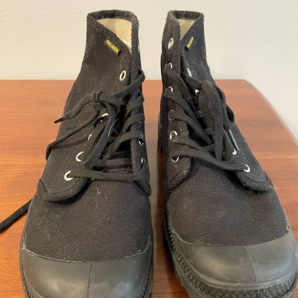 Palladium Black High-Top Sneakers